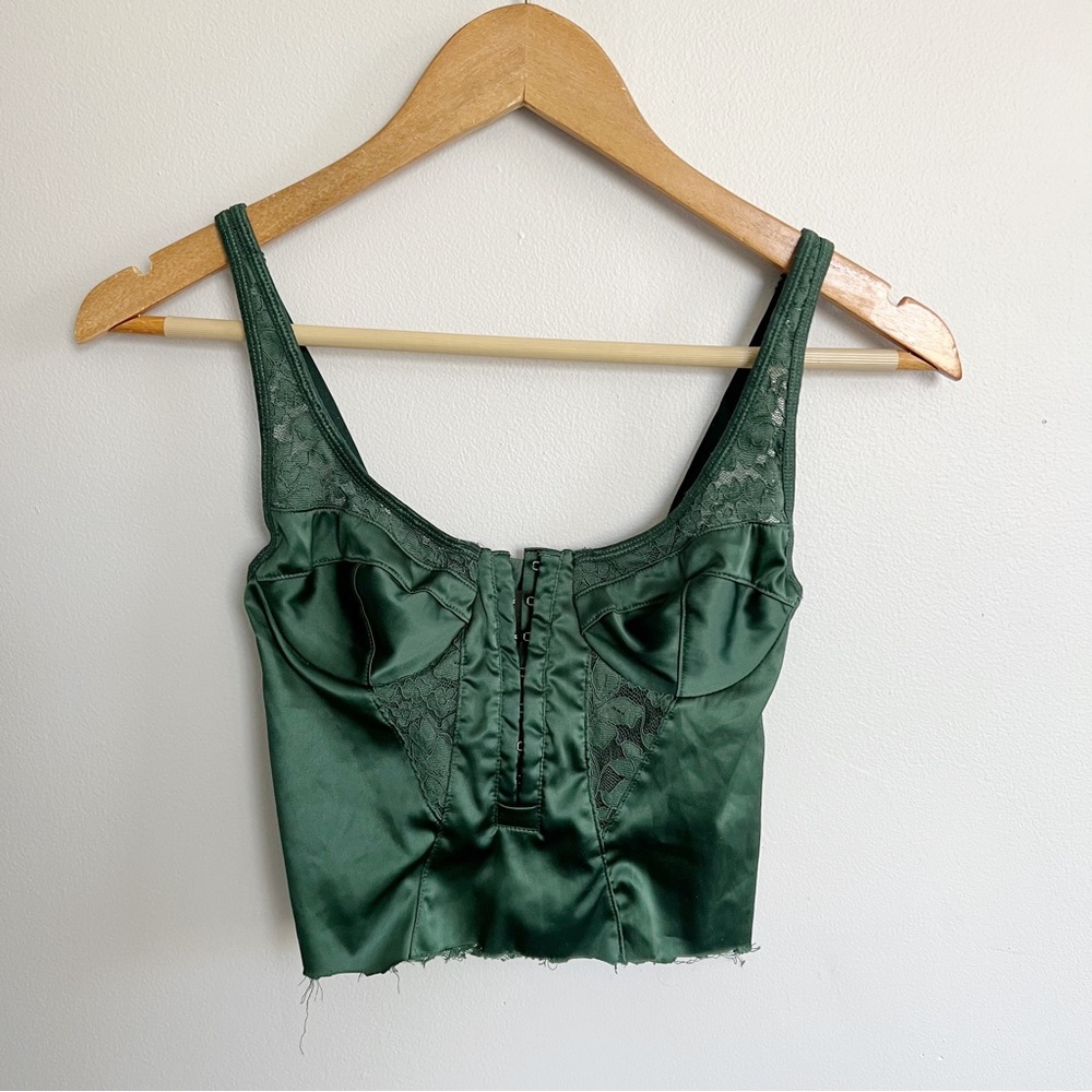 ❤️‍🔥UO EMERALD CORSET TOP